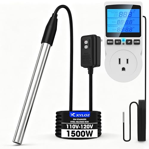 Xyloz 1500W Submersible Immersion Water Heater