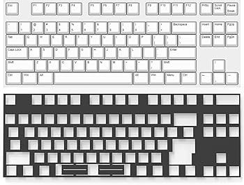 Amazon | RunJRX PoronキーボードPCBフォーム87レイアウト、Poron