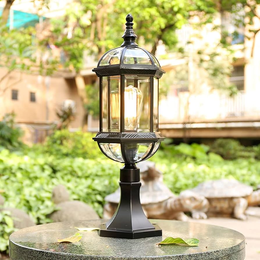 Amazon.com: CHUNGYANG Retro Pillar Light Landscape Lamp