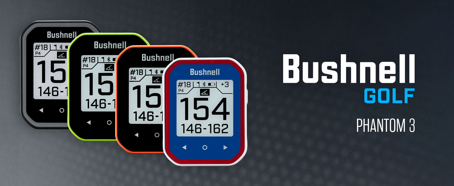 Bushnell Golf Phantom 3 Slope - Telemetro Con Compensazione Pendenza, Touchscreen, Rosso/Blu - Foto 3