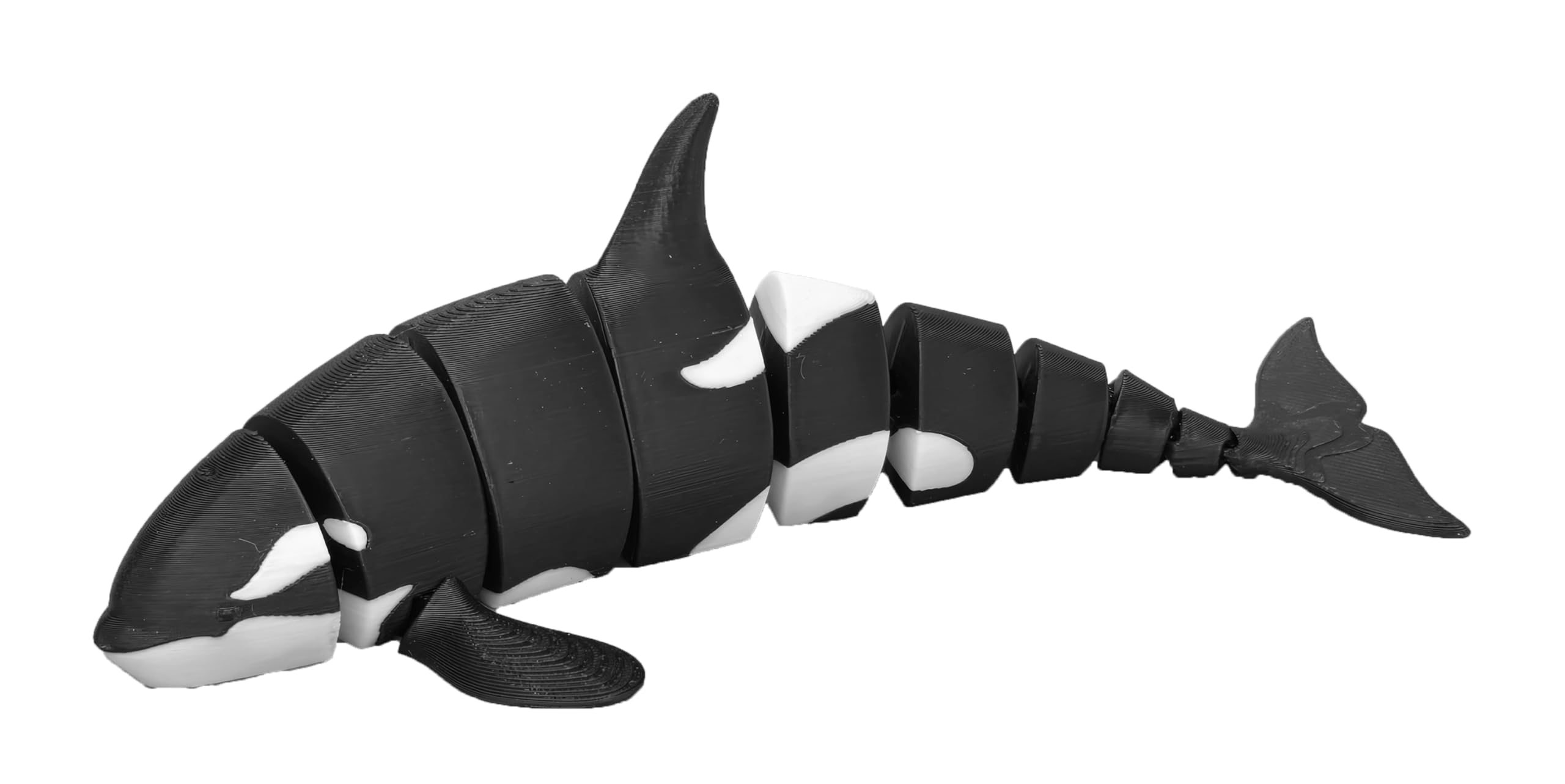 View 1 of [Tail Broke off] Generic Flexible Orca Whale Toy