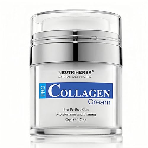 Neutriherbs Crema facial hidratante facial de colágeno, reduce las manchas negras y las imperfecciones, la hidratación persistente reduce las líneas