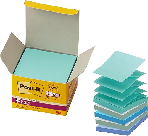 Miniatura 6 de Post-it Sticky Notes, Strong Adhesive, Pop-up Notebook Design, Dispenser, Cat CAT-330