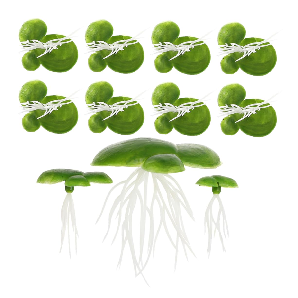 Toddmomy 5ensembles Plantes Flottantes Simulées pour Aquarium Décoration Plastique De Faux Canards pour Aquatique Naturel