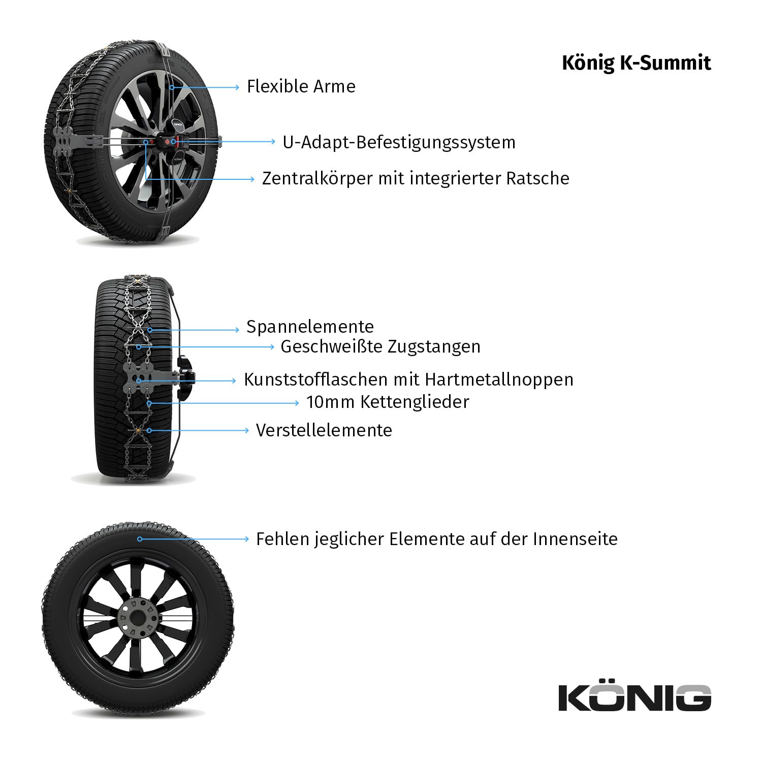 KÖNIG K-Summit K33 - Schneeketten