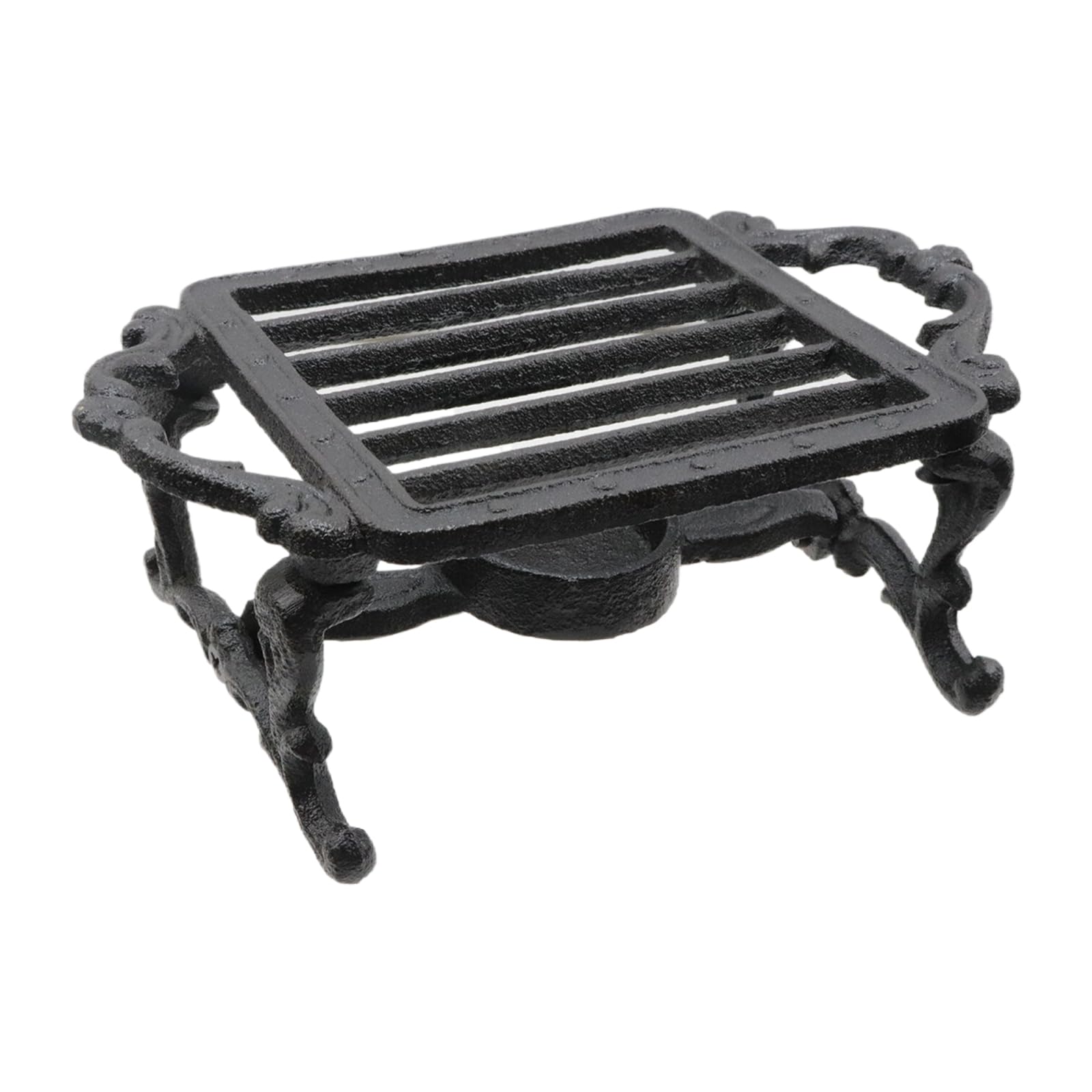 Bitray Cast Iron Tealight Holder Wax Melt Warmer Carving Candle Holder for Tealight Tea Warmer for Home Office Coffee Tables