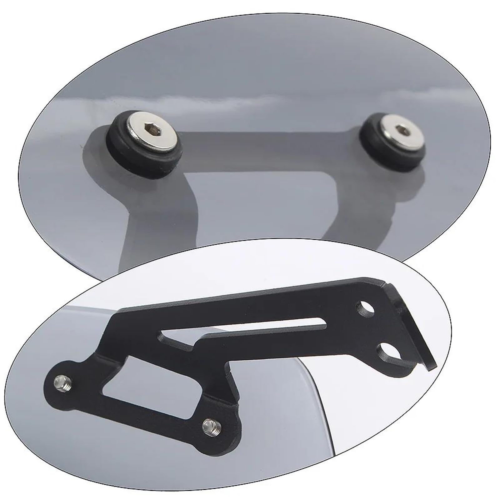 Cúpulas Y Parabrisas para Motocicleta para Ducati Scrambler Classic Icon 2015 Y 2016-2020 Deflectores De Viento Y Protector De Pantalla Parabrisas para Motocicleta(Humo Ligero)