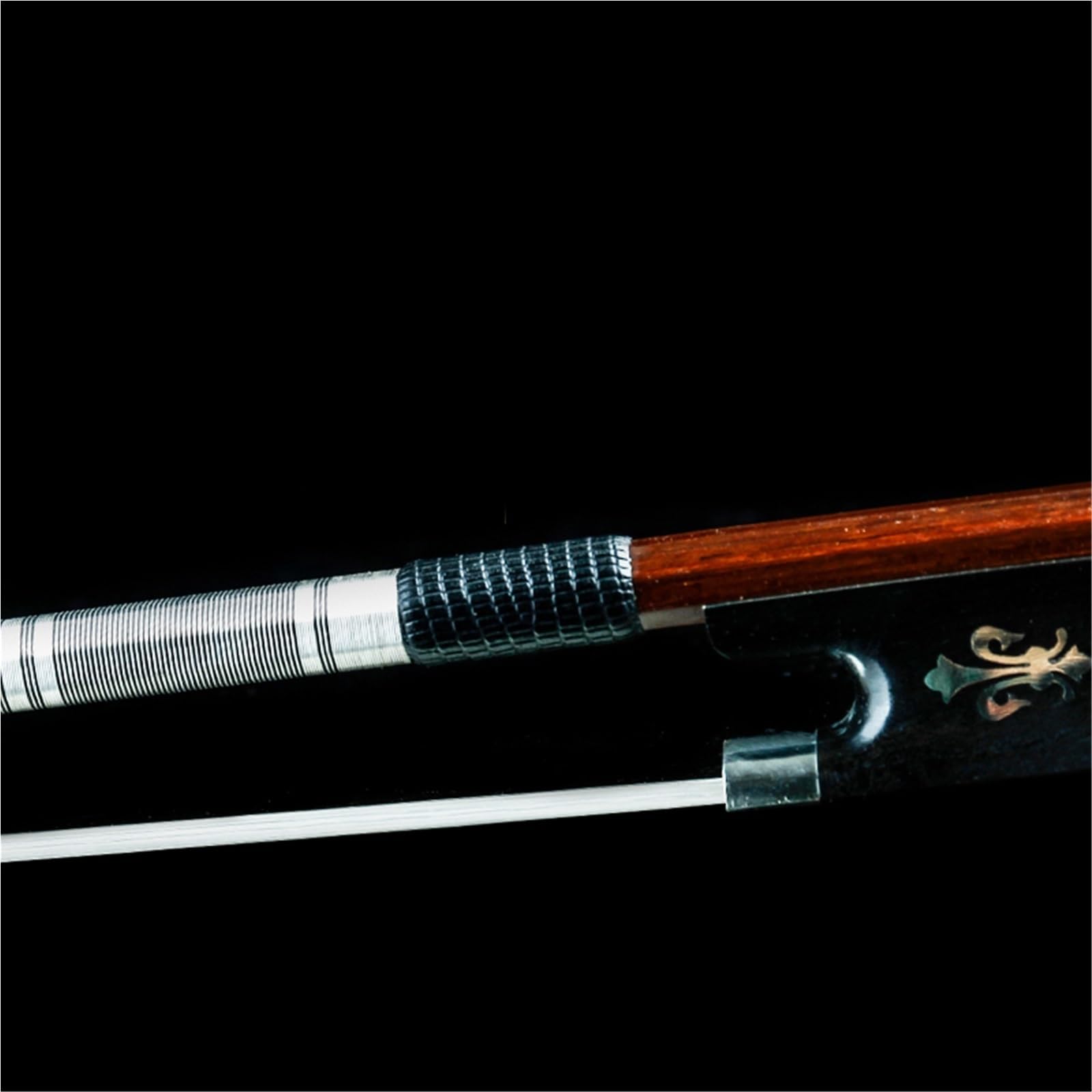 Arco Per Pratica Del Violino Arco per violino fatto a mano Accessori per strumenti musicali a coda di cavallo naturale Arco per violino speciale per principianti(3/4)