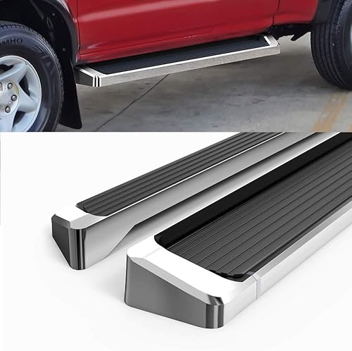 Miniatura 4 de HD Ridez Estribo de 6 pulgadas, color plateado, compatible con Toyota Tacoma 1995-2004 Extended Xtra Cab (4WD o Prerunner 2WD 4WD) (barras laterales