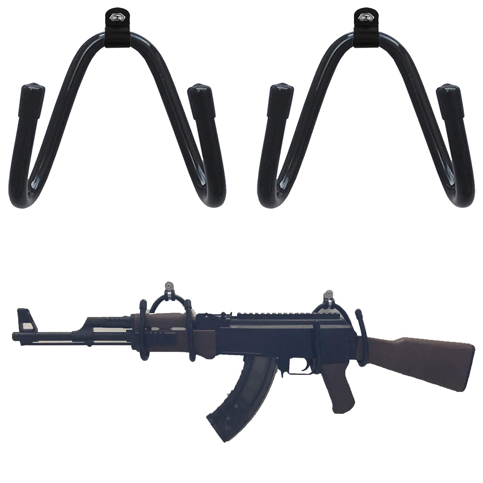Pmsanzay Shortgun Wall Rack Rifle Wall Hanger - No Gun No Rifle - W Style