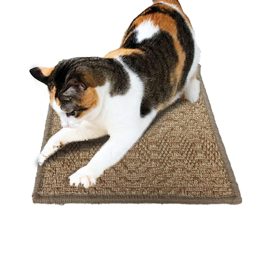 MATS AVENUE DOOR MATS AT YOUR DOOR STEP Multi Use Sisal Cat Scratch Pad/Cat Scratcher Hand Made Honey Color 30X30 Cm Small With 5 Grams Catnip Leaves Set Of 1 (B0BHXBQ3PM) Amazon Price History, Amazon Price Tracker