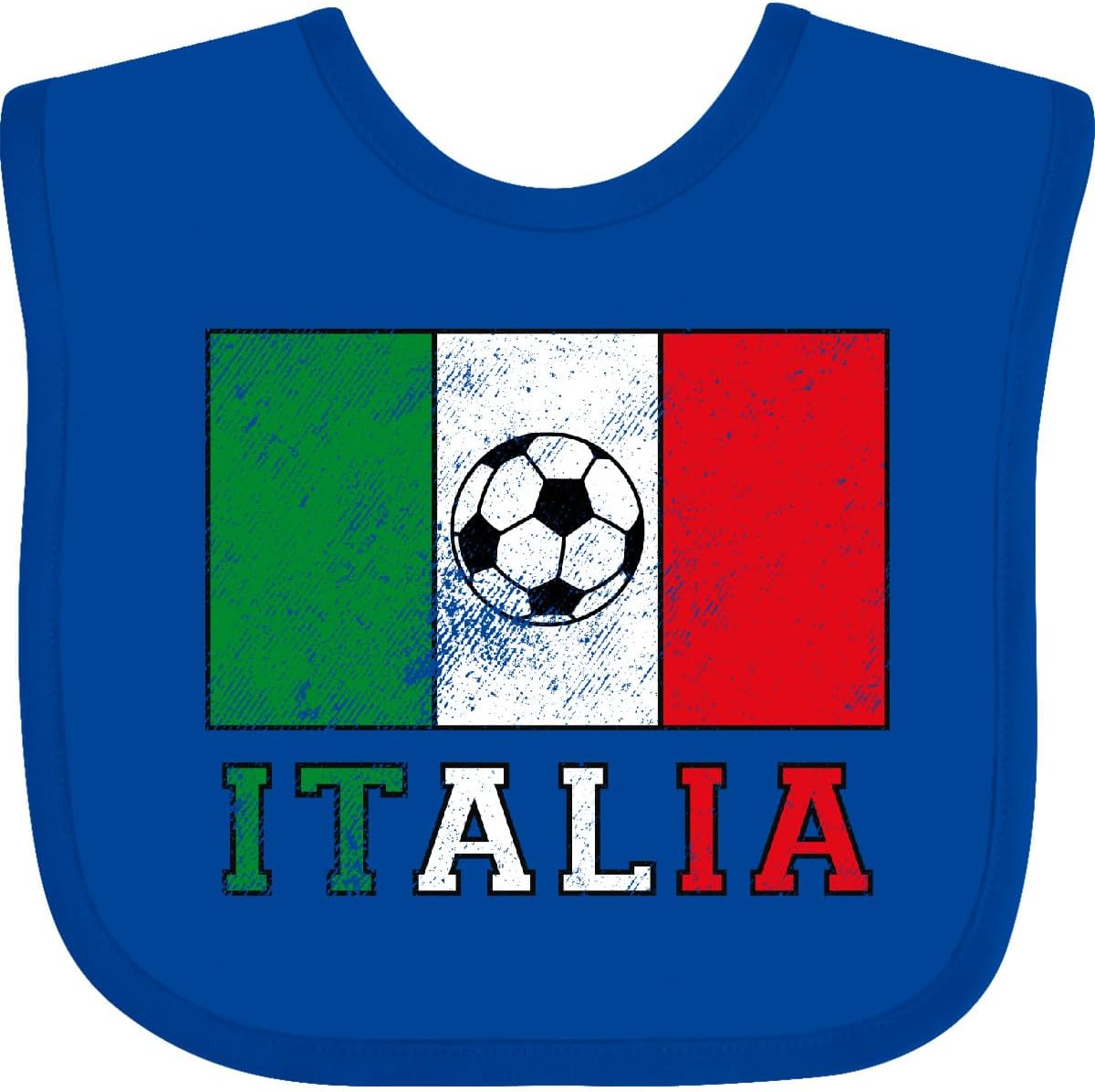 inktastic Italian Soccer Baby Bib