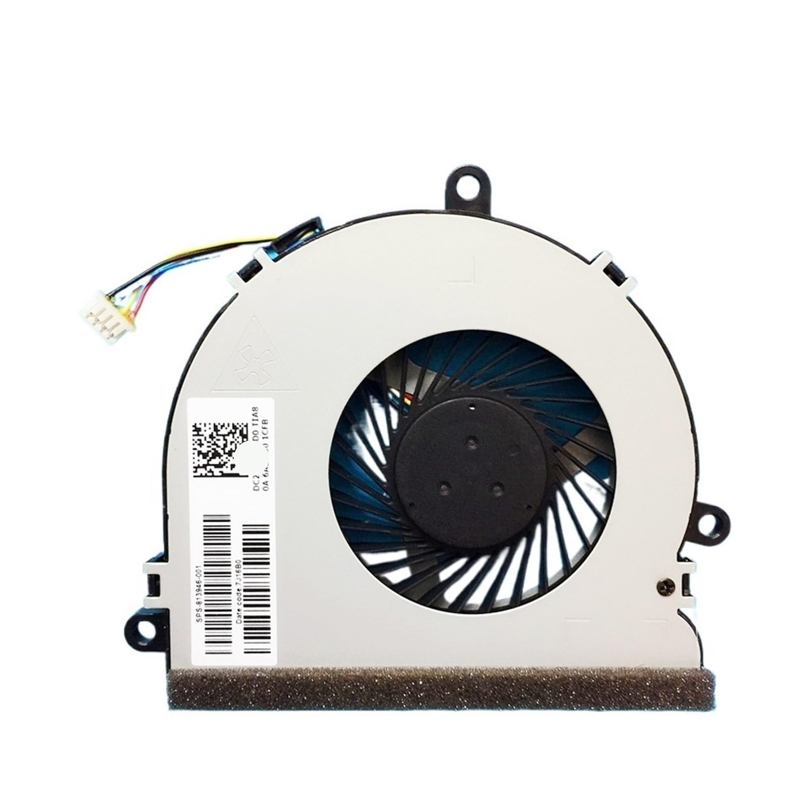 Notebook con Ventola di Raffreddamento E Radiatore for CPU, Compatibile con HP, Serie 15g-ad008TX 15g-ad108TX-ad007TX DC28000JLRO,Ventola del dissipatore di Calore