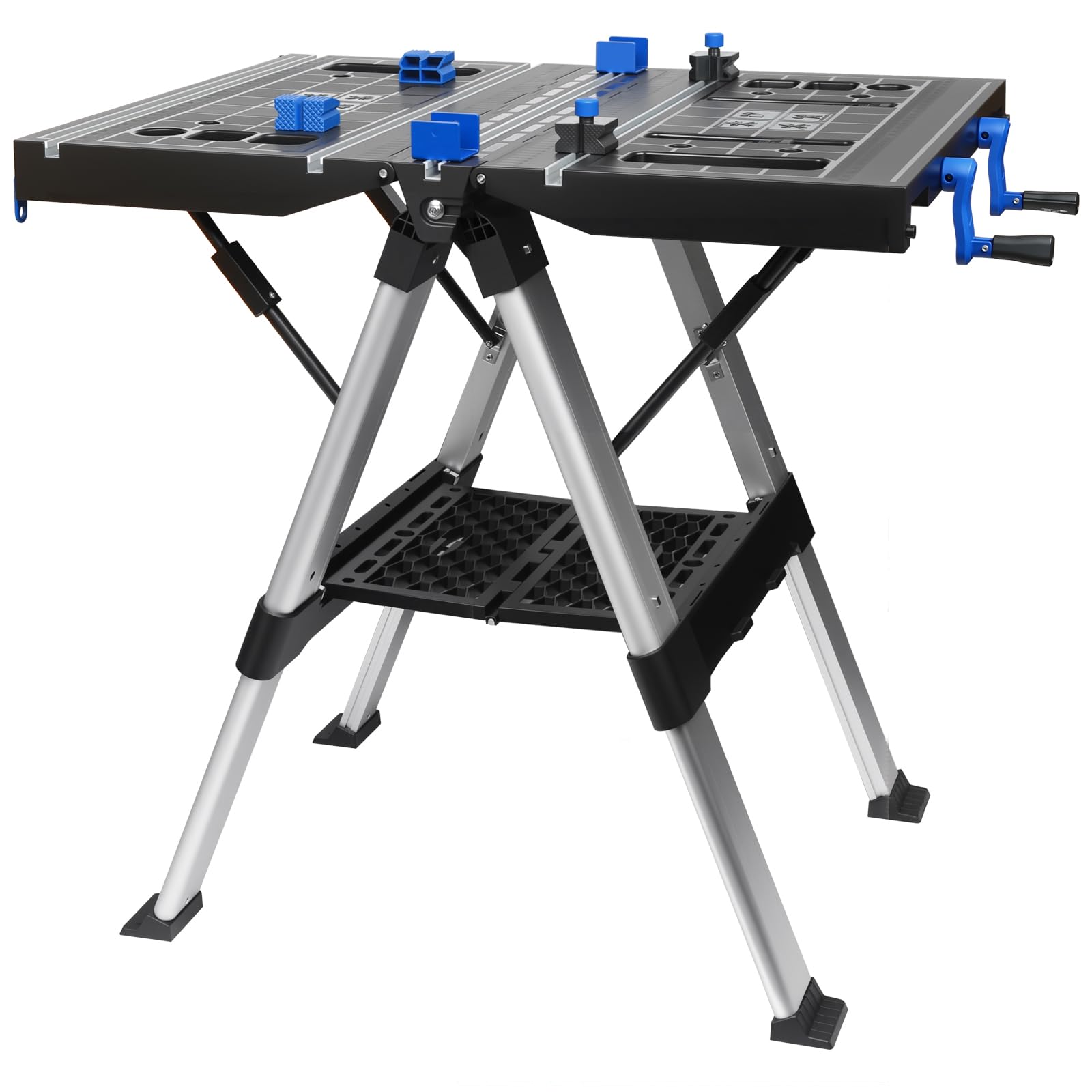 Prostormer Portable Workbench,2-in-1 Folding Work Table with Quick