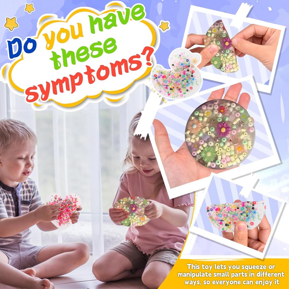 Skin Picking Fidget Toys,3 Stück Skin Picking Spielzeug Silikon Picking Pad Skin Picking Party Sensorisches Spielzeug Anti-Stress Relief Fidget Toy Für ADHD OCD(Herzförmig+Rund+Ente)
