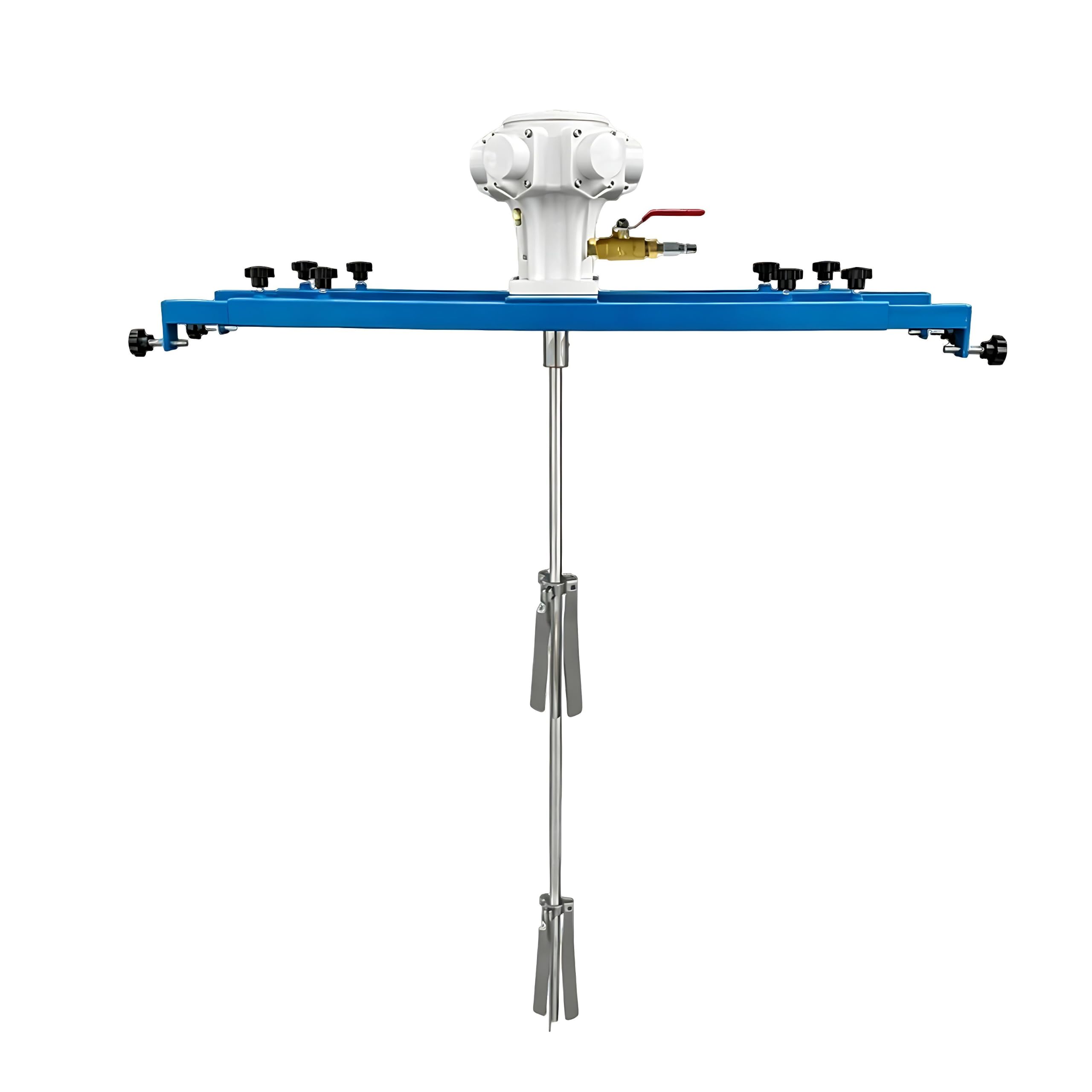 QIUNAOZI Pneumatic Paint Mixer, Coat Mixer Bracket Air Agitator Stirring Machine, Stepless Speed Regulation, Stainless Steel Rod, 0.25HP/0.5HP/0.75HP/1HP, for Adhesive, Lubricant, Paint 265Gallons
