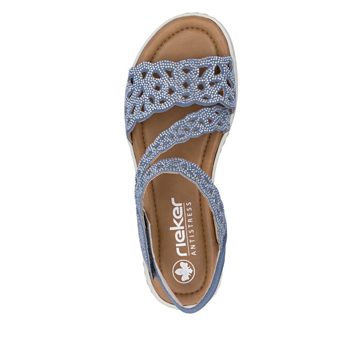 Rieker Damen V4150 Riemchen Sandalen