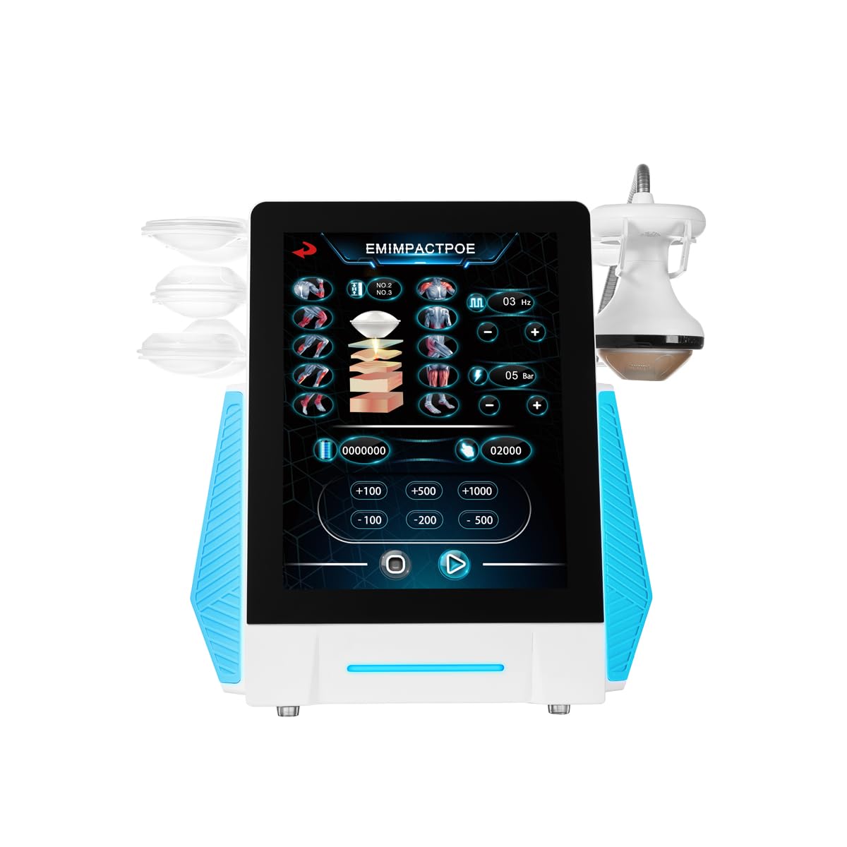Deep penetration focused shock Wave therapy Machine Extracorporeal shockwave ED therapy electromagnetic focal ESWT device