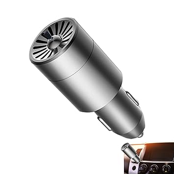 Ubervia Car Air Purifier,12V Automobile Mini Air Purifier - Portable Air Purifier for Car Traveling, Air Purifier Cleaner, Negative Ions, Car Odor