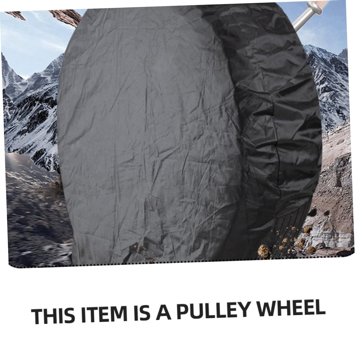 Abaodam 4pezzi Copriruota per Auto e Camper Protezione Copriruota per Pneumatici di Scorta Resistente all Usura