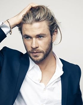 Chris Hemsworth Actor Star Fabric Cloth Rolled Wall Poster Print - Size 16" x 13"