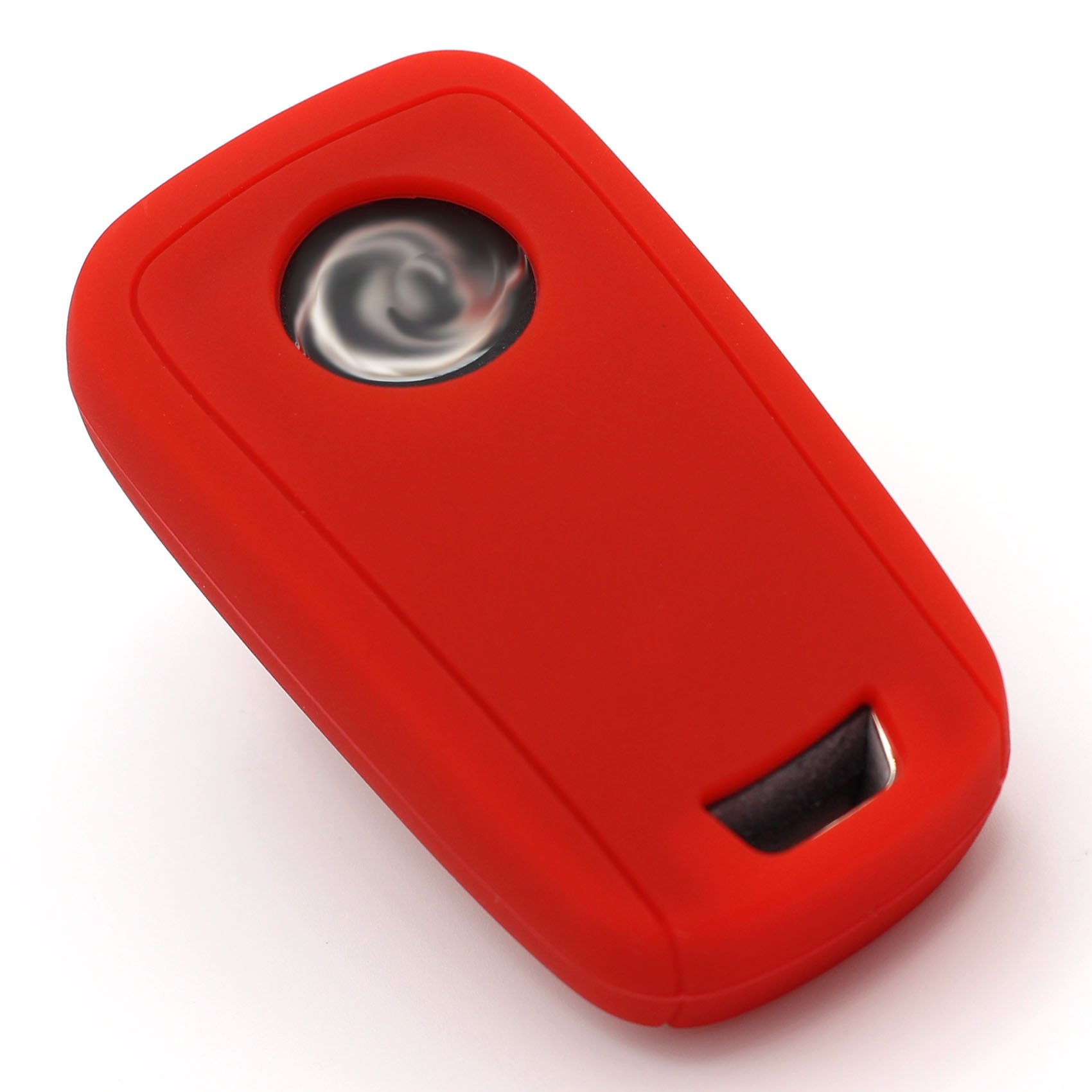 Custodia Portachiavi In Silicone Per Auto Jaguar, Land Rover - Antiscivolo, Con 5 Pulsanti - Nero E Rosso