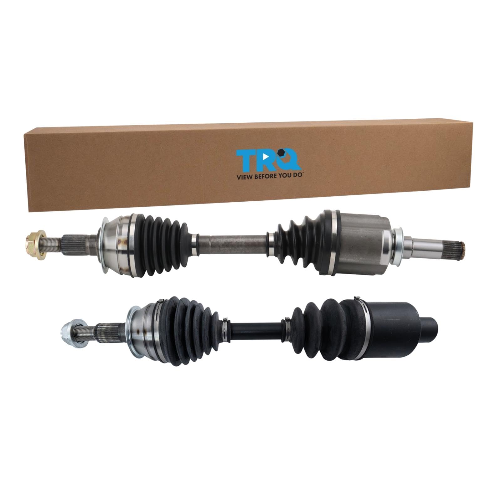 TRQ Front CV Axle Shaft Assembly Set Compatible with 2010-2017 Chevrolet Equinox GMC Terrain