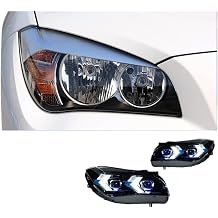 Car Model Head Lamp Compatible For BMW X1 E84 Headlights 2010-2015 LED Headlight DRL Turn Signal High Beam Angel Eye Projector LensXenon