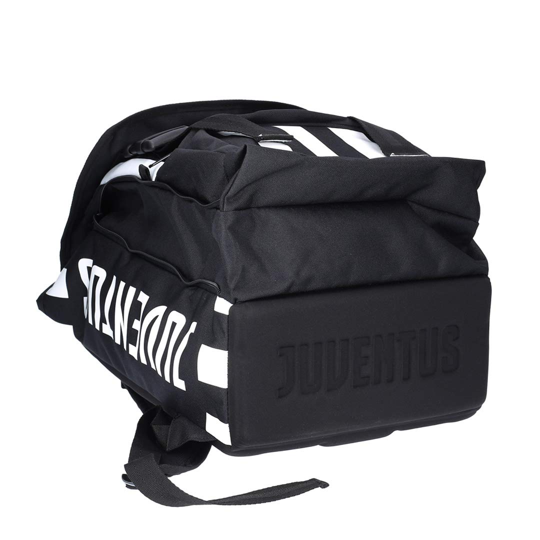 Juventus Schoolpack 2019/2020 Zaino Seven Estendibile con Astuccio 3 Zip Completo di Cancelleria e Orologio in Omaggio - 100% originale - 100% Prodotto Ufficiale