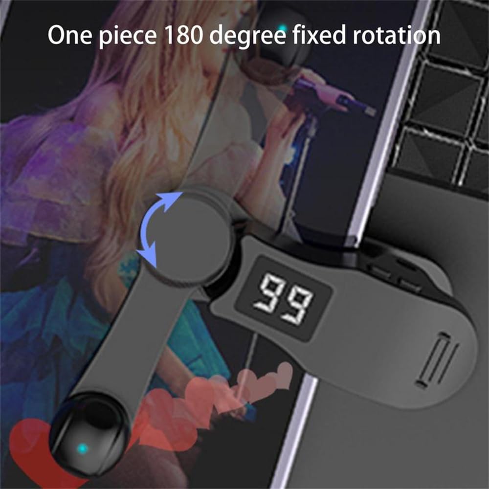 Schermo Clicker Automatico Per Le Applicazioni Del Telefono Video Live Streaming Gadget, Smartphone Game Screen Touch, Compatibile Per Android Per IOS, Android Per Tik Tok Live (Nero)