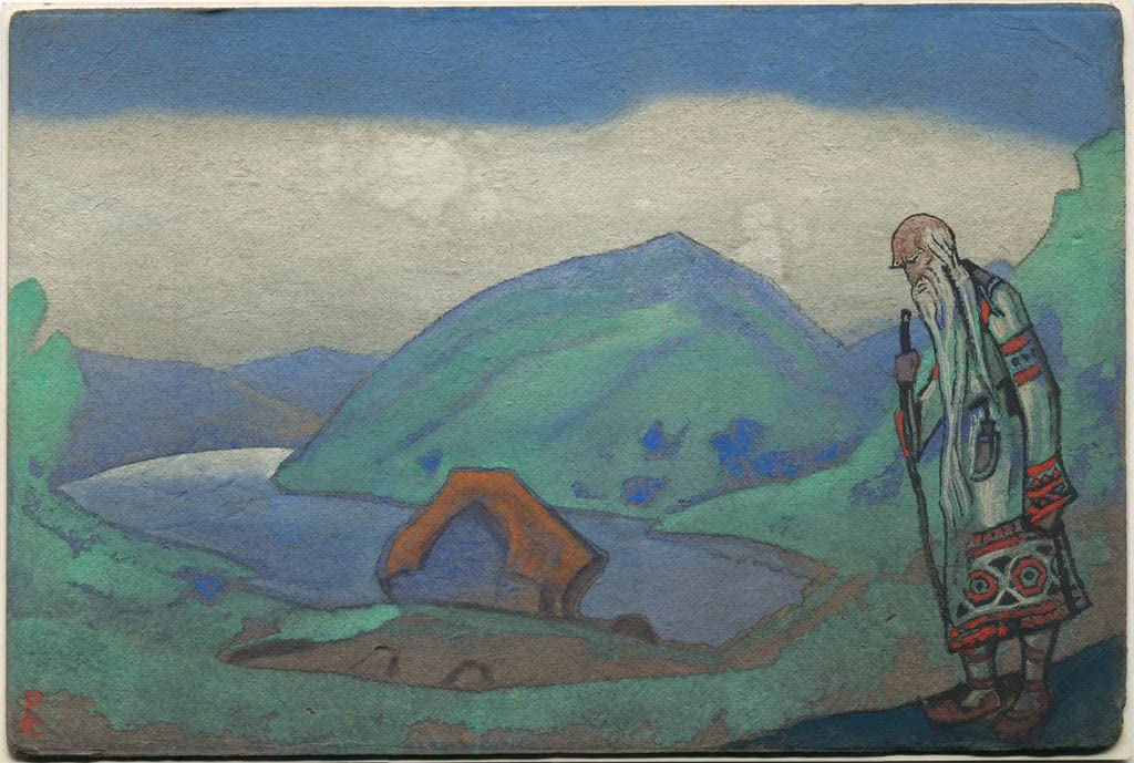 Impression d'Art Nicholas Roerich Tableau Toile Stravinsky Decor 60x90 - 5