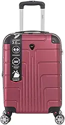 Mala Bordo Padrão Anac Expansor Rodas 360º Zíper Antifurto (VINHO)