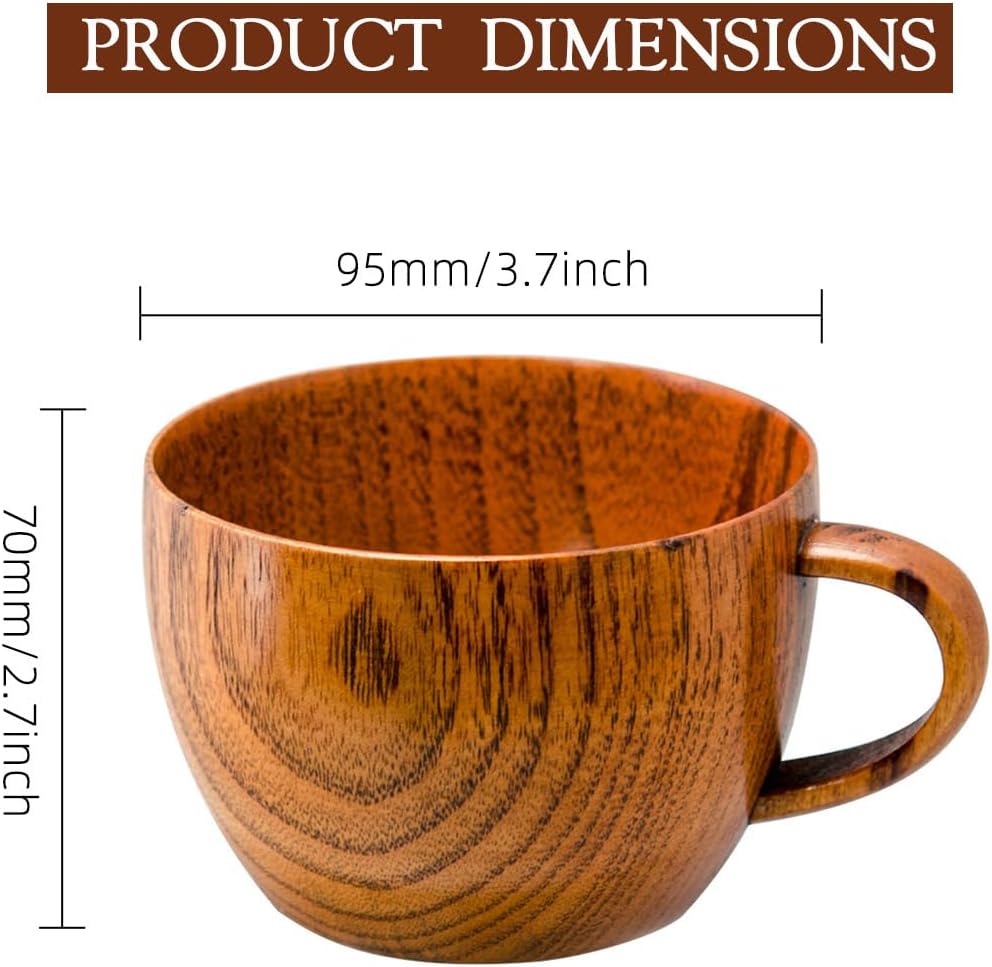 Wooden Shaving Bowl with Handle, Shaving Soap & Cream Bowl for Men Classic Style Easy to Lather Fits Wet Shaving (2#)