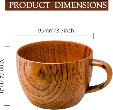 Wooden Shaving Bowl with Handle, Shaving Soap & Cream Bowl for Men Classic Style Easy to Lather Fits Wet Shaving (2#)