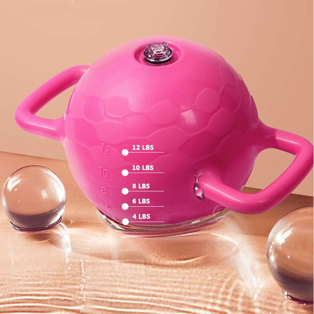 Yoga Fitness Kettle Bell Slimming Training Portable Water Injection Dumbbell Pilates Sports Men and Women Squat Lifting Hip Kettlebell