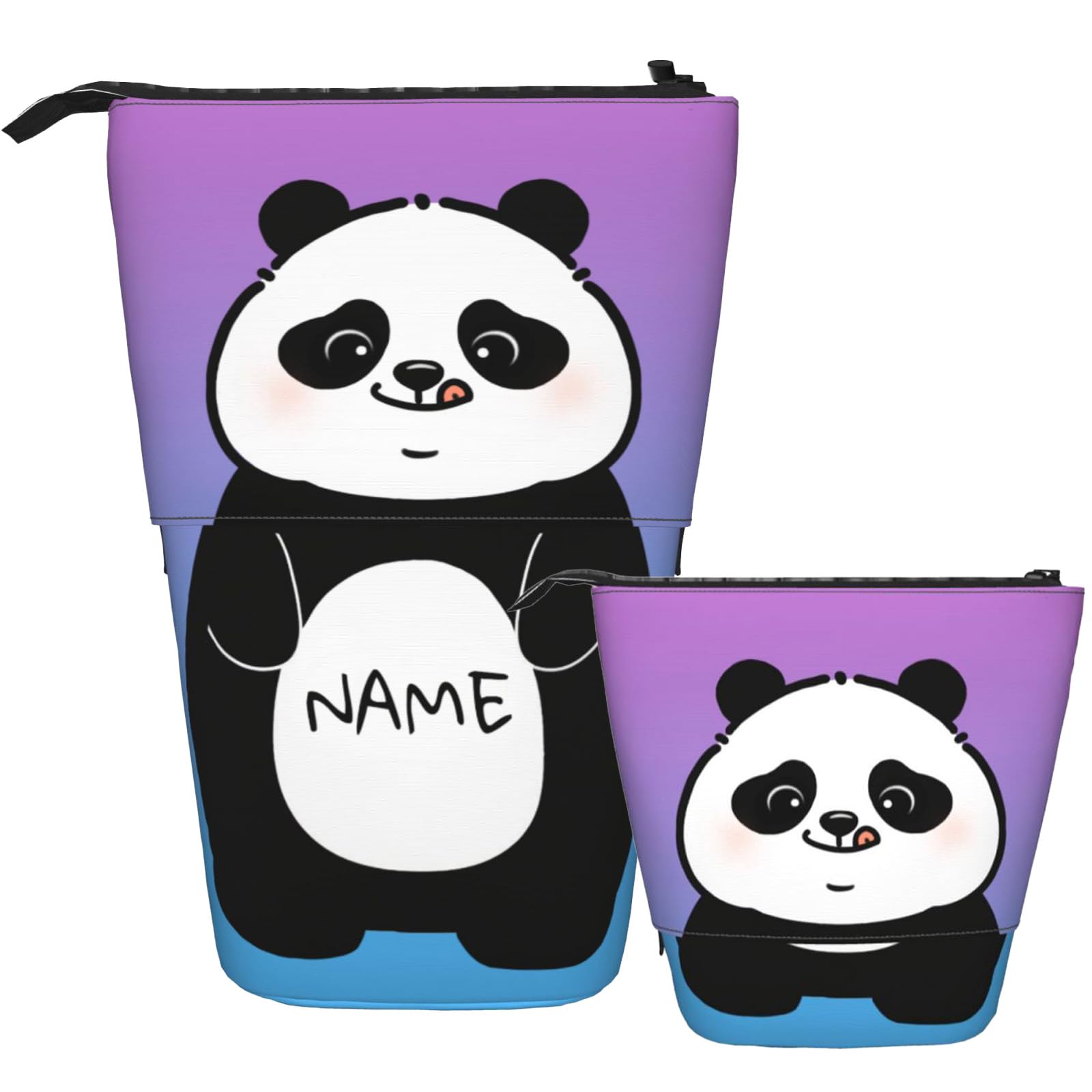 Personalised Standing Pencil Case, Custom Retractable Telescopic Pen Holder — image 1