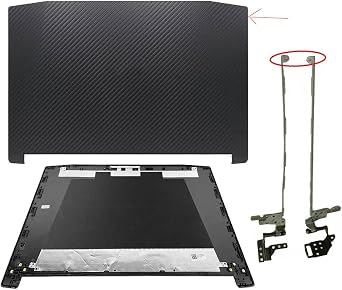 Laptop Replacement LCD Top Rear Back Cover Case Shell Matte Surface Compatible for Acer Nitro 5 an515-41 an515-42 an515-53 an515-51 N17C1 an515-52 N17C1 with Hinges