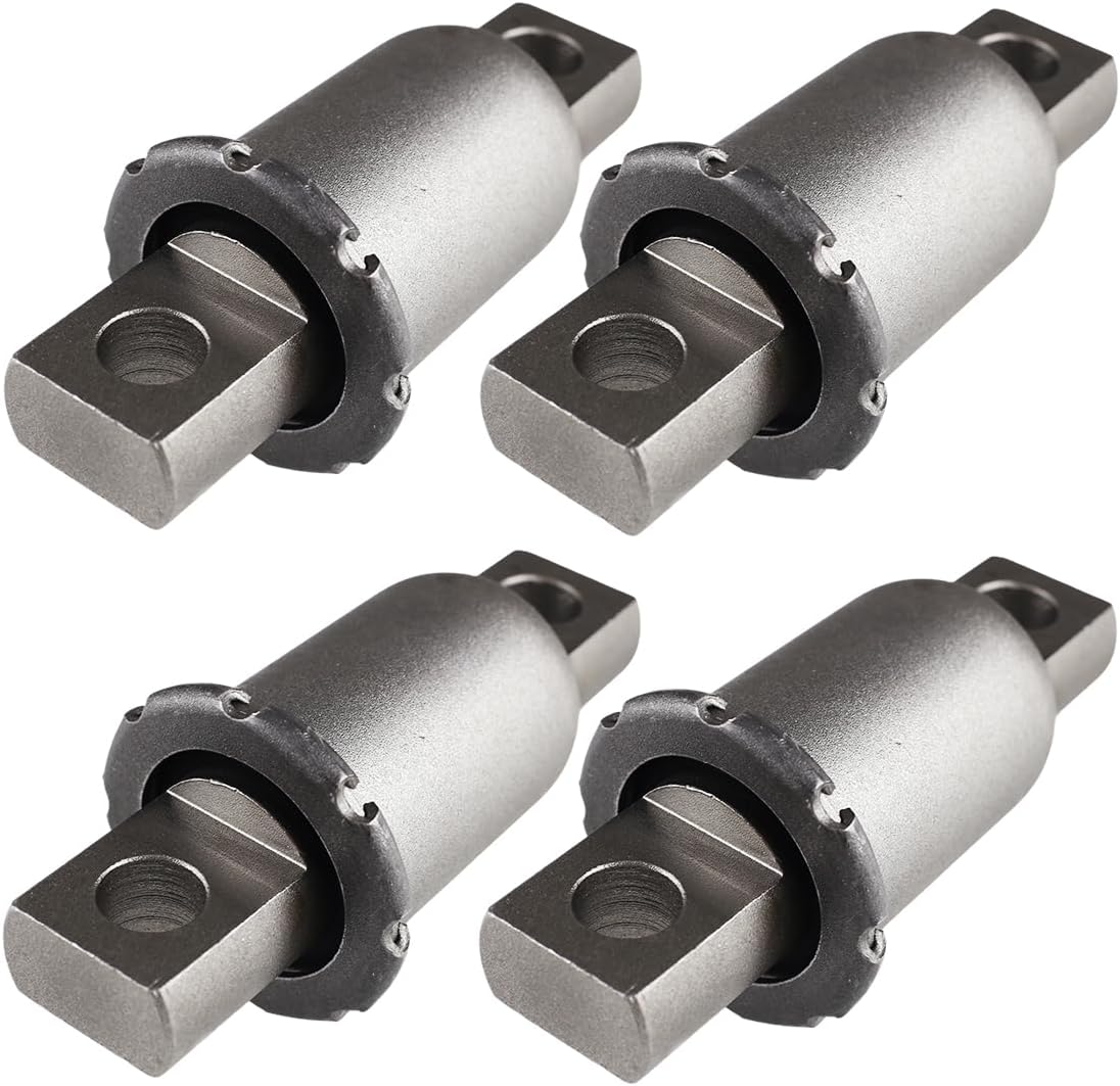 4PCS Torque Arm & Rear Rubber Leaf Spring Bushing Compatible with Freightliner FASII Airliner 1990+,Compatible with International 2003+, Compatible with Peterbilt 2004+, RB-268 RB268 MR782 16005092