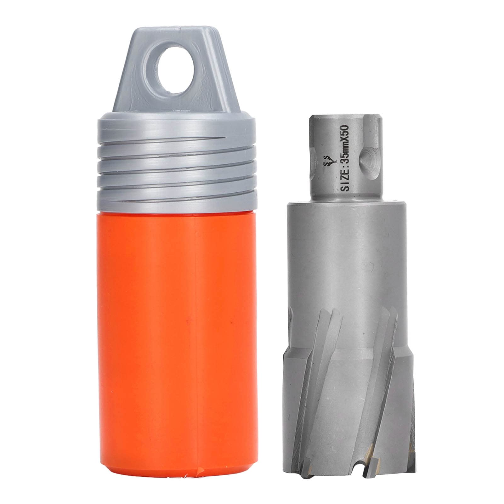 ANKROYU Annular Cutter, Cemented Carbide 50mm Cutting Depth Drilling Tool, Annular Hole Bit, Annular Drill Bit, Drill Cutter for Aluminium Copper (35mm)