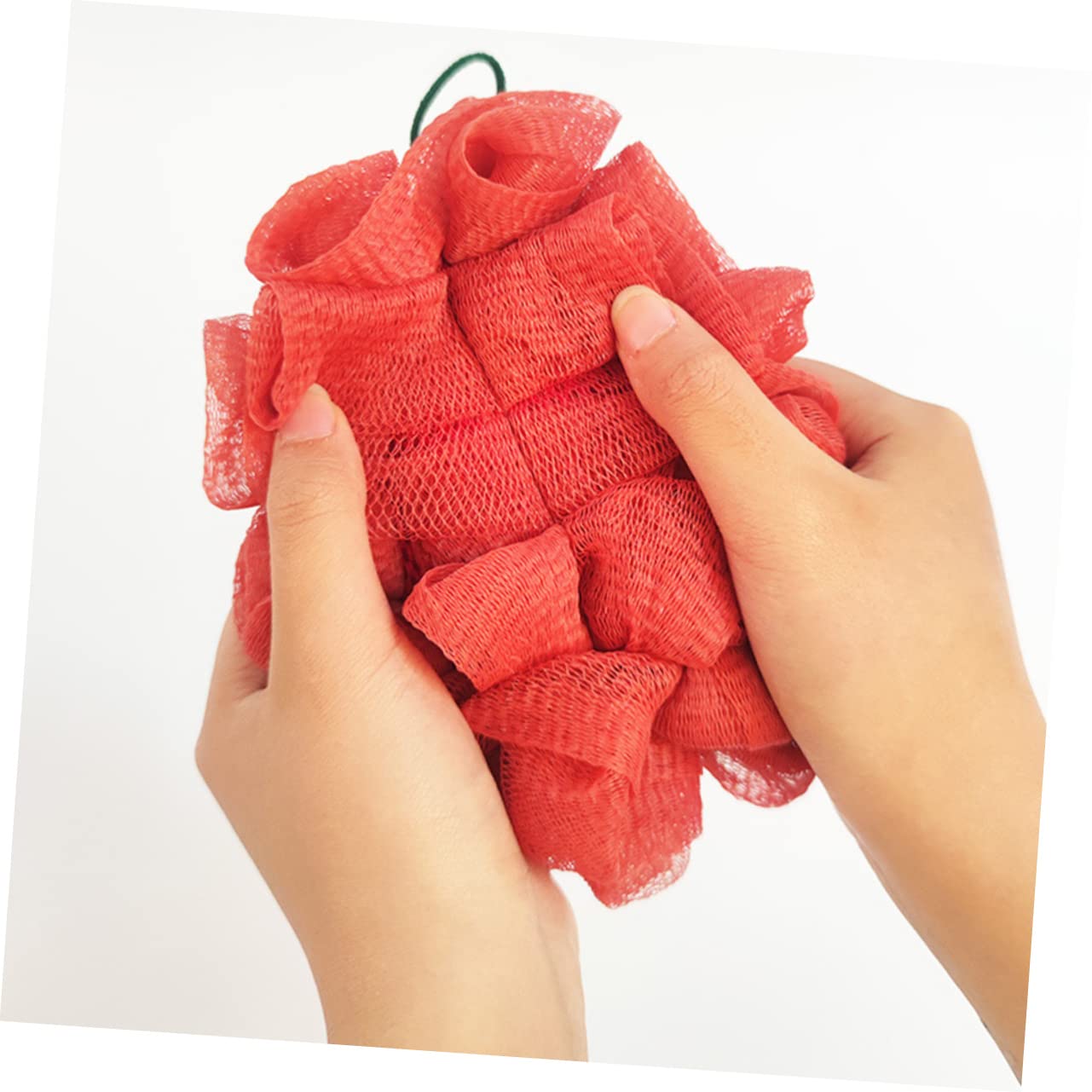 FOMIYES 4piezas Esponja De Caricatura Lanyard Bola De Baño Exfoliante Portátil Para Adultos Para Ahorro De Espacio y Secado Rápido