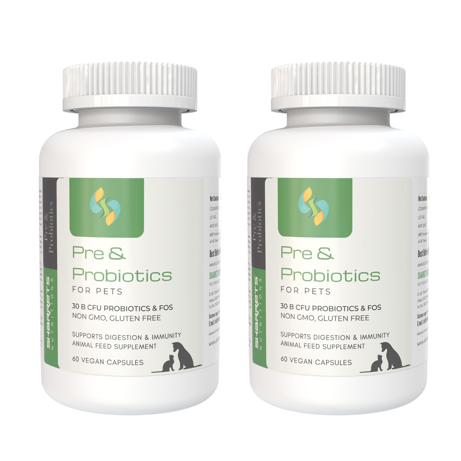 See full amazon price history chart for Sharrets Pre and Probiotics Capsules, Immunity and Digestive boosters Supplement for Dogs/Cats/Pets, 2 x 60s Sharrets Pre and Probiotics Capsules, Immunity and Digestive boosters Supplement for Dogs/Cats/Pets, 2 x 60s (B099PHZ62C) Amazon Price History, Amazon Price Tracker