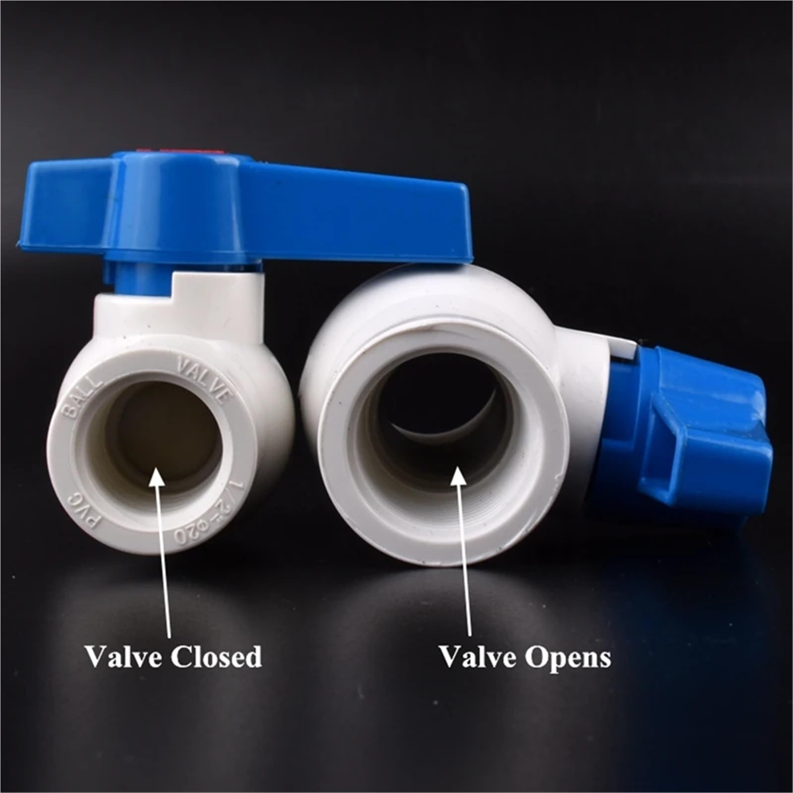 Juego de 1/2", 3/4" y 1" PVC for acuario, entrada agua, drenaje, junta directa/codo, conector tubería riego for jardín, válvula(3l4 Inch Elbow,3Pcs)