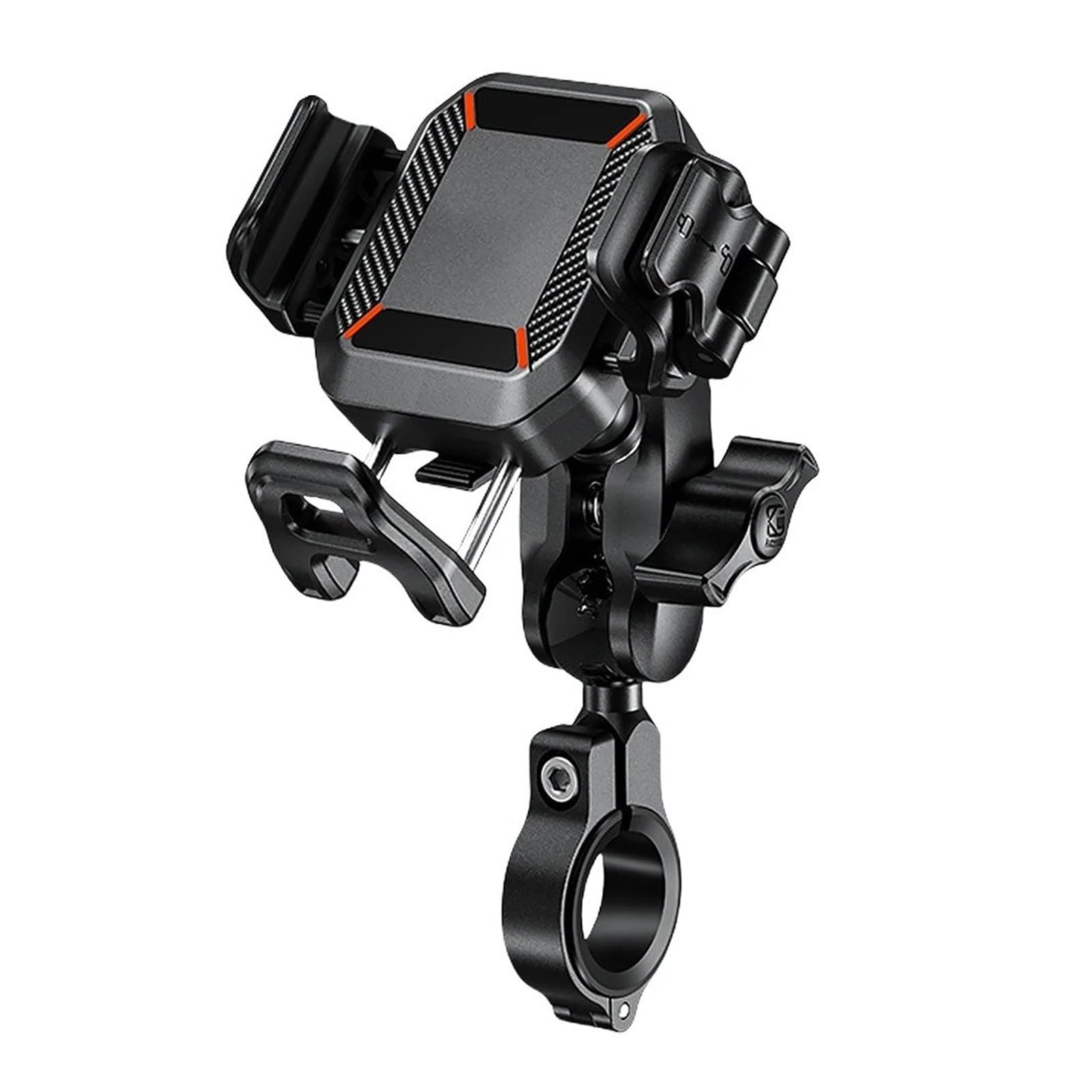 Porta Cellulare Bici Supporto Navigazione GPS Manubrio Supporto Antivibrazione Bicicletta Elettrica Supporto Per Smartphone Per Motociclette Compatibile Con Fotocamera Moto Navigazione GPS Staffa(Hand