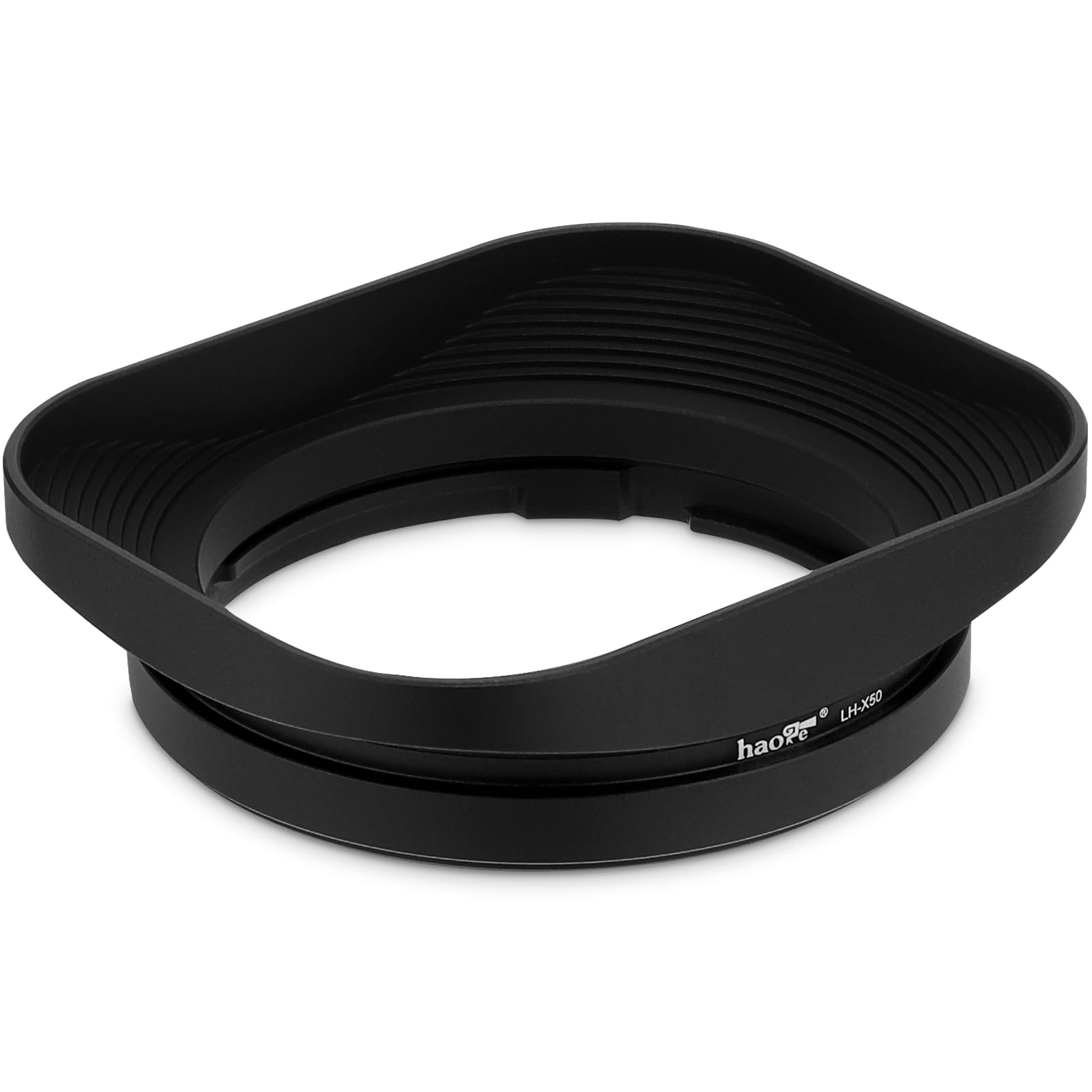 【美品】XF 50mm F2 R WR + square Hood Squarehood Silver Lens Hood NEW - For XF 50mm f/2 Lenses