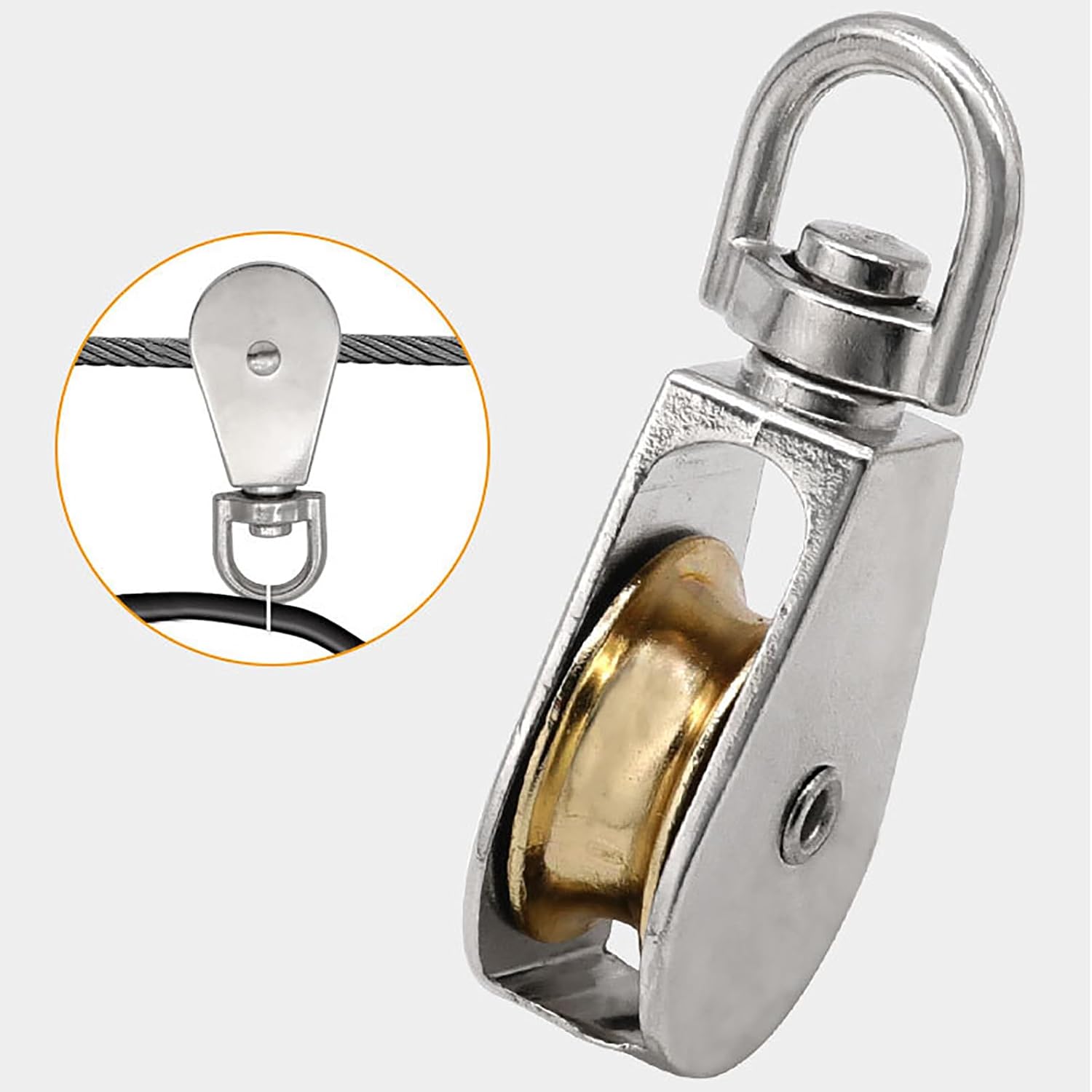 Strong Wire Rope Pulley Pulley For 100-140kg Heavy Load Capacity Smooth Pulley Suitable For Multiple Applications Lightweight Pulley