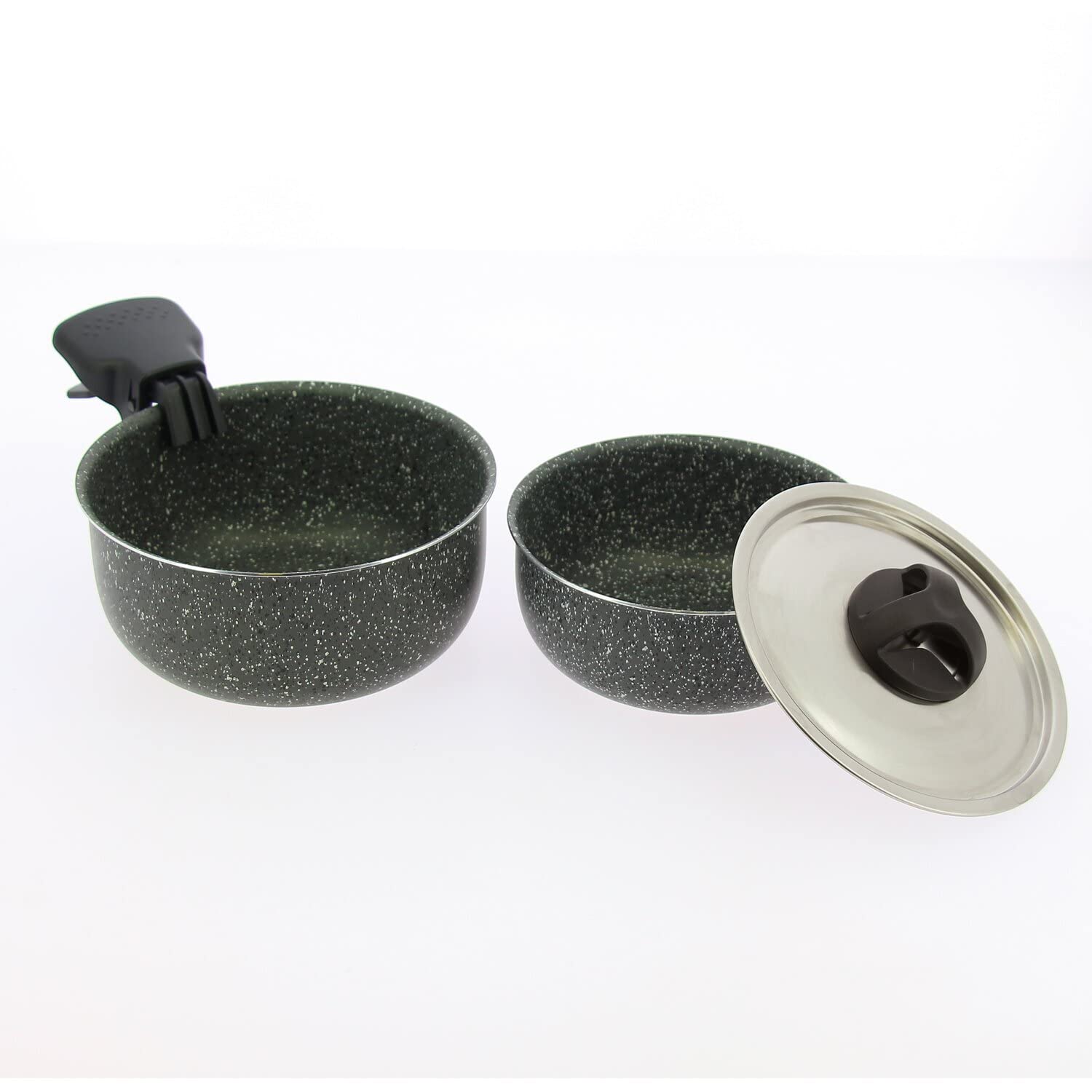 Incasa Popote Quattro 10 pièces 22 cm Gris Granit