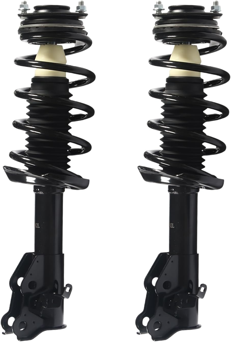 Front Pair Strut Shock Assembly Fit For Honda Civic 2006-2010 2011(Sedan ONLY), Fit For Acura CSX 2006-11 Quick Struts Complete w/Coil Spring Shock Absorber Replacement for 172286 172287