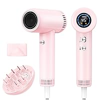 Haokoo Phon Capelli Alta Velocità 160.000 RPM - Asciugatura Rapida con Ioni Anticrespo