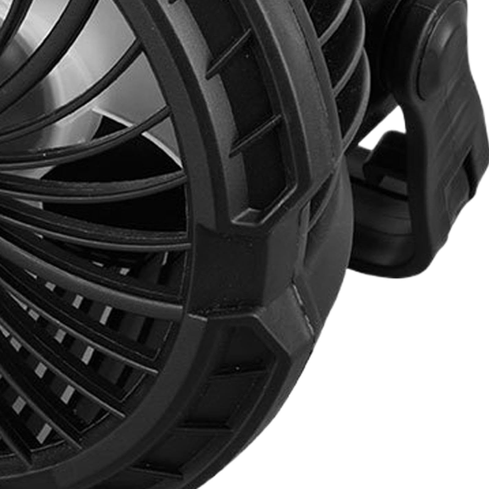 Generico Camping Fan - 3-Speed 4000mAh with LED Light, Versatile Battery Operated Fan, Portable Cooling Solution for Outdoor Backpacking Fishing Beach Backyard BBQ Travel Jobsite Home Office