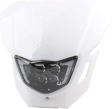 PowerMotorDirt Bike Headlight,Motorcycle LED Head Light Universal for WR250F WR450F YZ250F YZ450F 250F 450F MX 2015-2019 Enduro Supermoto White
